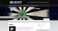 Desktop Screenshot of nemesismetals.com
